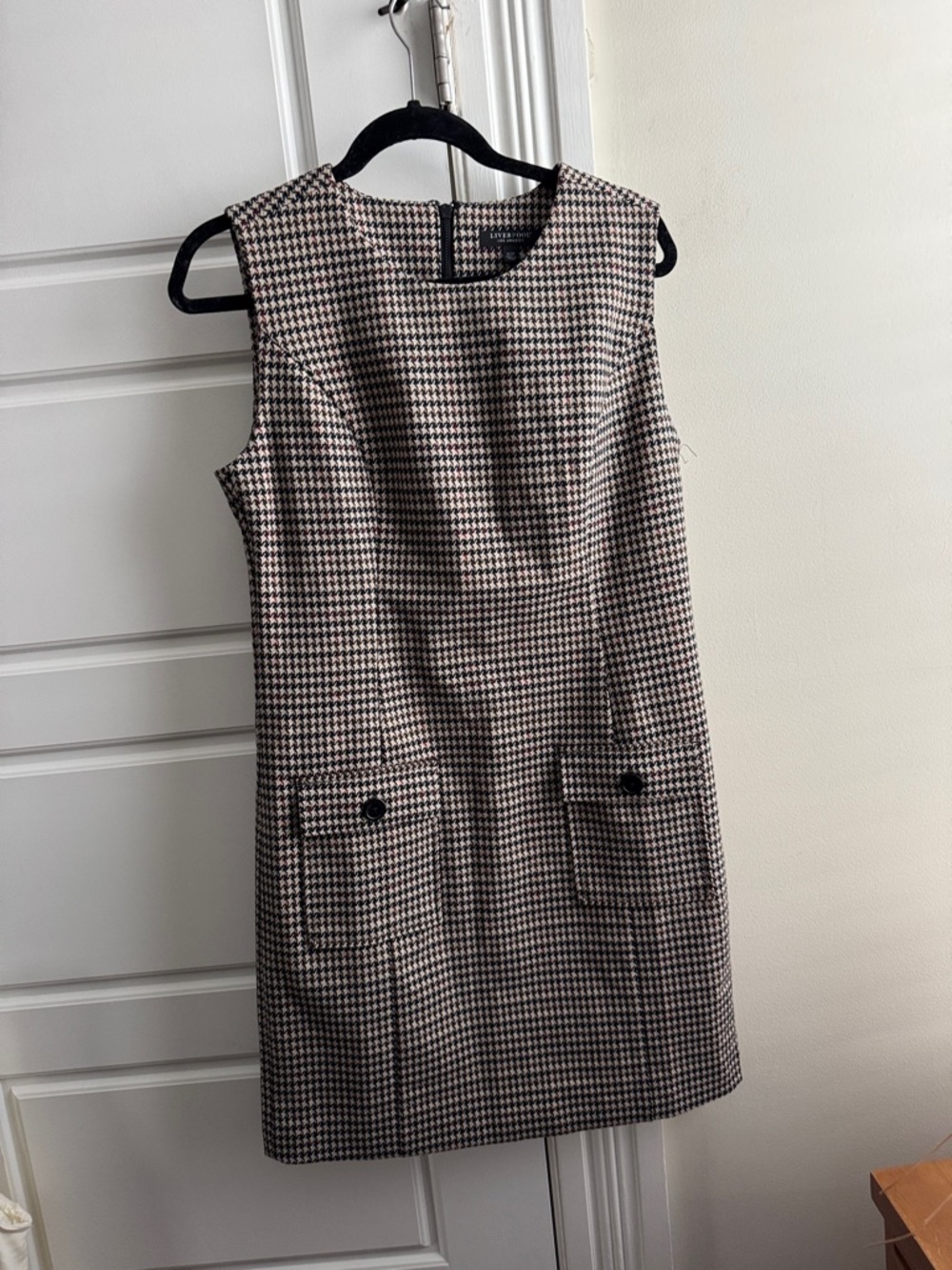 Liverpool Houndstooth Dress